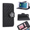 Diamond Plaid Leather Flip Stand Case Card Cover Fit For iPhone5 5S Mobile Phone