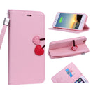 1x Cute Pink Silicone Phone Case With Lanyard For iphone6 Plus 5.5"  Soft Cover