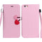1x Cute Pink Silicone Phone Case With Lanyard For iphone6 Plus 5.5"  Soft Cover