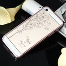 Trendy Handmade Artificial Crystal Case Hard Cover For iPhone5/5S Easy Use