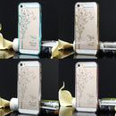 Trendy Handmade Artificial Crystal Case Hard Cover For iPhone5/5S Easy Use