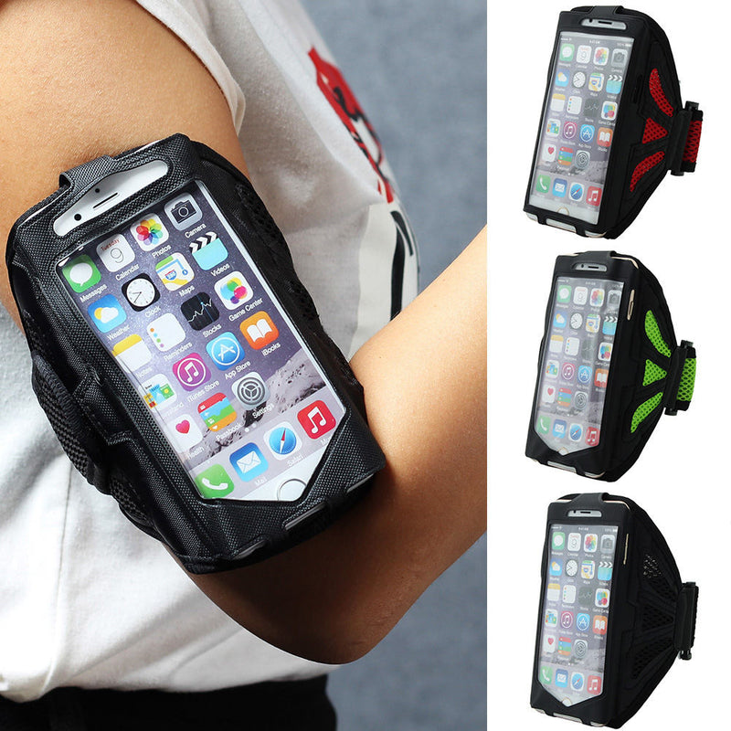 For Cell Phone Sport Armband Running Joggings Gym Arm Band Pouch Holder Bag Case