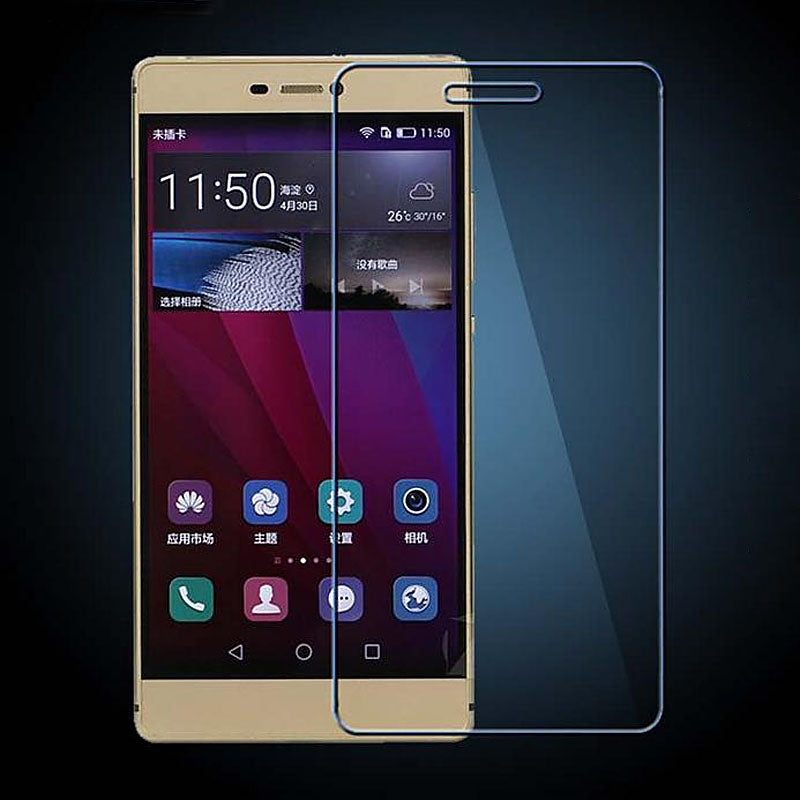 New For Huawei Ascend P7 Regular Ultra Clear Tempered Glass Screen Protector