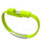 USB Cable Bracelet Wristband Charger Charging Data Sync Cord For Cell Phone