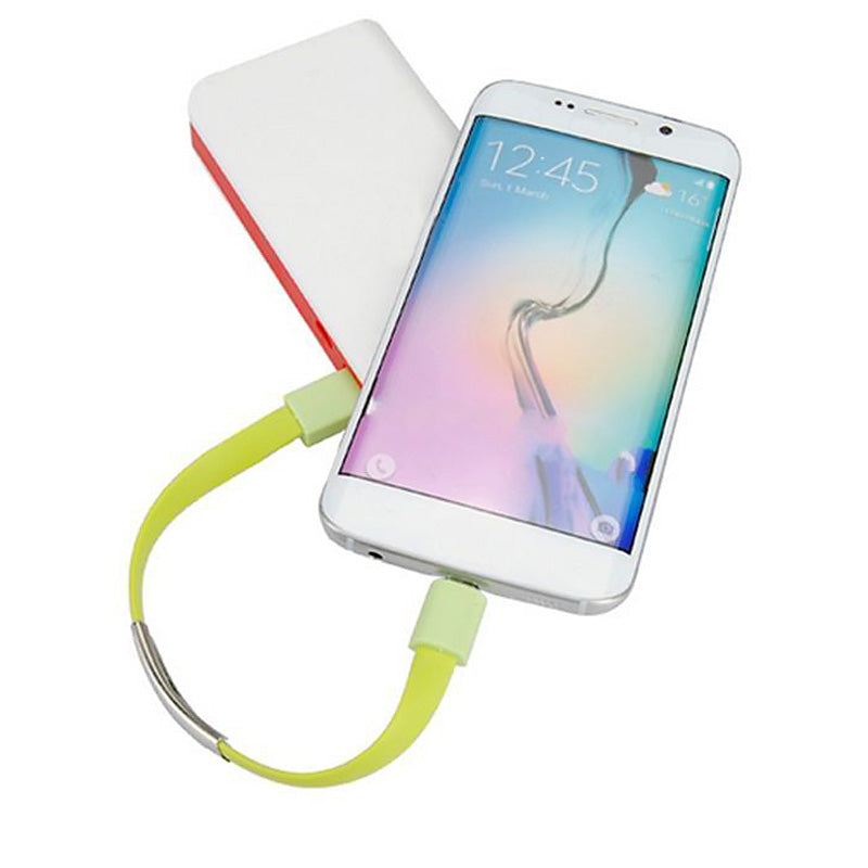 USB Cable Bracelet Wristband Charger Charging Data Sync Cord For Cell Phone