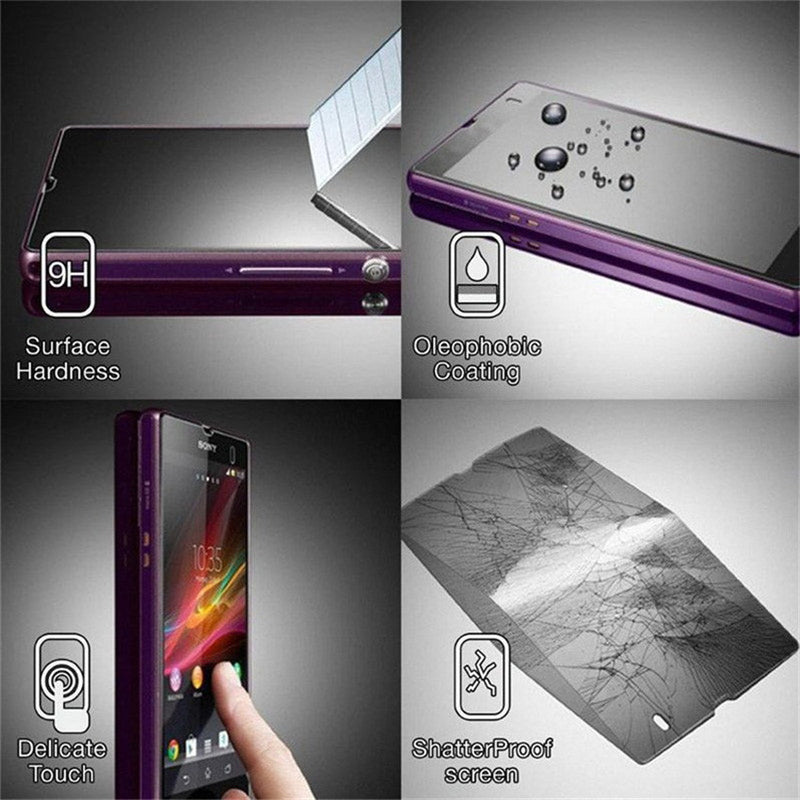For Sony Xperia Z3 Premium Tempered Glass Screen Protector Film Anti-fall