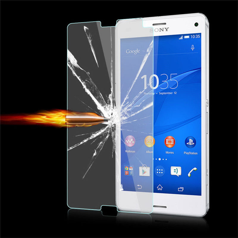For Sony Xperia Z3 Premium Tempered Glass Screen Protector Film Anti-fall