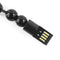 Creative USB Data Sync Charging Cable Bead Bracelet Charger For Android New 1 pc