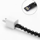 Creative USB Data Sync Charging Cable Bead Bracelet Charger For Android New 1 pc