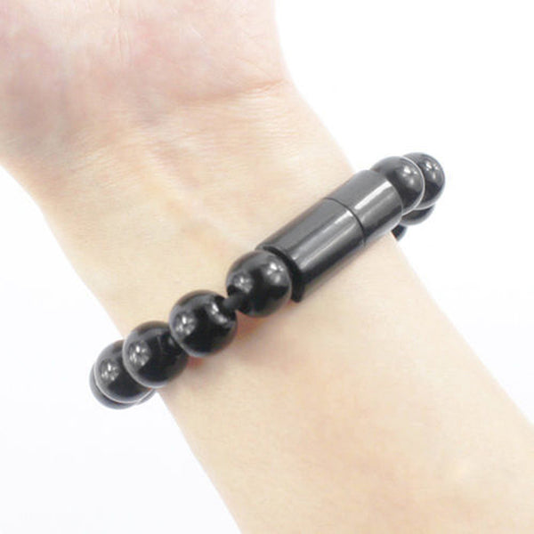 Creative USB Data Sync Charging Cable Bead Bracelet Charger For Android New 1 pc