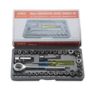 40 PCS Socket Wrench Set Car / Motorcycles Repair Combination Hardware Toolbox