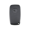 For FIAT Car Keys Replacement 3 Buttons Car Key Case with Side Battery Holder (Black)