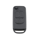 For Mercedes-Benz Car Keys Replacement 2 Buttons Car Key Case with Foldable Key Blade