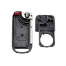 For Mercedes-Benz Car Keys Replacement 2 Buttons Car Key Case with Foldable Key Blade