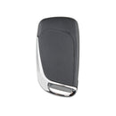 For PEUGEOT Car Keys Replacement 2 Buttons Car Key Case with Grooved and Holder