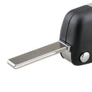 For PEUGEOT Car Keys Replacement 2 Buttons Car Key Case with Grooved and Holder