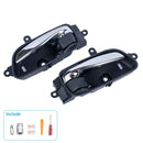 2 PCS Auto Inside Door Handles 80670-3TA0D(RH ) / 80671-3TA0D(LH) for Nissan