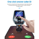 D4 Vehicle Bluetooth 5.0 Hands-free Car Kit QC3.0 FM Transmitter MP3 Audio Player