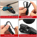 Vehicle Mounted Glasses Clip Car Eyeglass Bill Holder, Blister Package (Rose Red)