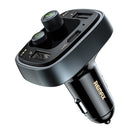 REMAX RCC230 Kezhi Series 2.4A Quick Charge Digital Display Car Charger with Colorful Atmosphere Light, Support Bluetooth Hands-free Calling & FM & U Disk / TF Card