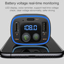 REMAX RCC230 Kezhi Series 2.4A Quick Charge Digital Display Car Charger with Colorful Atmosphere Light, Support Bluetooth Hands-free Calling & FM & U Disk / TF Card