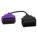 4-color ECU Scan Adapter Cable Bundle Cable Ecu Connect Cable Diagnostic Cable for Fiat