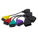 4-color ECU Scan Adapter Cable Bundle Cable Ecu Connect Cable Diagnostic Cable for Fiat