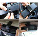 Car Multi-functional Glasses Case Sunglasses Box with Card Slot, Flat Style (Pink)