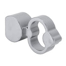 4 PCS Heart-shaped Gas Cap Mouthpiece Cover Tire Cap Car Tire Valve Caps (Silver)