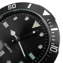 Car Paste Clock Car Luminous Watch(Black)