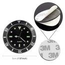 Car Paste Clock Car Luminous Watch(Black)
