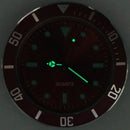 Car Paste Clock Car Luminous Watch(Green)
