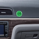 Car Paste Clock Car Luminous Watch(Green)