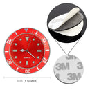 Car Paste Clock Car Luminous Watch(Red)