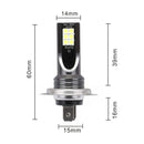2 PCS H7 DC12V-24V / 12W / 3000K / 800LM 12LEDs SMD-3030 Car LED Fog Light (White Light)