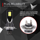 2 PCS H7 DC12V-24V / 12W / 3000K / 800LM 12LEDs SMD-3030 Car LED Fog Light (White Light)