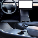 Car Central Control Panel Film Scratch-proof PVC Decorative Sticker for Tesla Model 3 before 2021(Transparent)