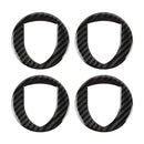 Carbon Fiber Car Wheel Hub Decorative Sticker for Porsche Macan