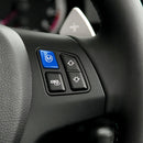 Wheel M Fashion Button Switch Trim Cover for BMW 3 series E90 E92 E93 M3 2007-2013(Blue)
