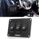 Jtron 12V 30A Fog Light Switch Panel with LED Indicator for Car RV Marine (Colour)