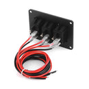 Jtron 12V 30A Fog Light Switch Panel with LED Indicator for Car RV Marine (Colour)