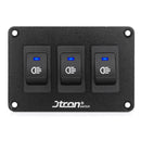 Jtron 12V 30A Fog Light Switch Panel with LED Indicator for Car RV Marine (Blue)