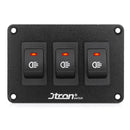Jtron 12V 30A Fog Light Switch Panel with LED Indicator for Car RV Marine (Red)