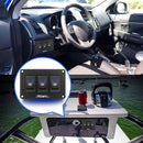 Jtron 12V 30A Fog Light Switch Panel with LED Indicator for Car RV Marine (Red)