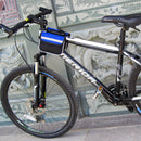 Bicycle Phone Bags Mountain Road Bike Front Head Bag Saddle Bag (Blue)