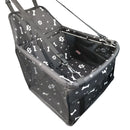 Nonslip Folding Oxford Cloth Car Vice Driving Seat Cover Pet Cat Dog Cushion Mat, Size: 40 x 30 x 25cm (Black Bone)