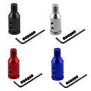 Car Threaded Shifter Gear Shift Knob Adapter 12 x 1.25 (Black)
