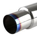 Universal Car / Motorcycles Styling Stainless Steel Exhaust Pipe Spitfire Blue Light Decoration Flaming Muffler Tail Muffler Tip Pipe