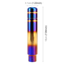 Universal Flame Colorful Long Strip Shape Car Gear Shift Knob Modified Shifter Lever Knob, Length: 18cm