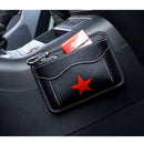 Paste Car Storage Bag Car Seat Quilting Storage Bag Instrument Panel Hanging Bag (Five-pointed Star)